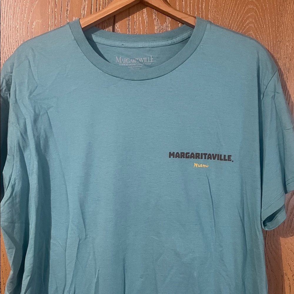 Margaritaville Men's Teal Short Sleeve Tee